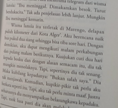 The Stranger: Humor Buruk Alam Semesta